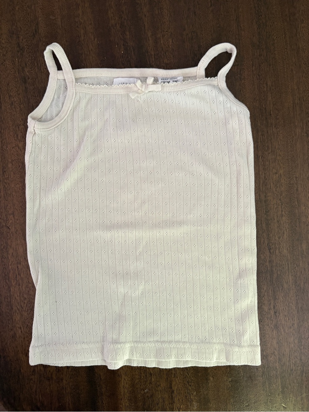 Jamie Kay Cream Pointelle Tank Top